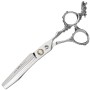 WOLF Дегажиращи ножици за дясна ръка 6,0 Silvero, фризьорски офсетни ножици за подстригване на коса за професионални салони.