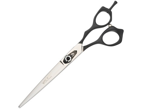 WOLF Ножици за дясна ръка за груминг 7,0 Катани офсет фризьорски ножици за подстригване на коса за салон Superior
