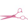 Ножици за подстригване на коса Purple Dragon 6,0 ляворъчни розови - 2