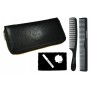 Вълк фризьорски комплект с дегажи и дясносторонни ножици 6,0 Lumens+ калъф гребени фризьорски офсет за подстригване на косата за професионални салони - 4
