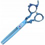 WOLF Дегажиращи ножици за дясна ръка 6,0 DIAMOND фризьорски офсетни за подстригване на коса за салон Superior линия