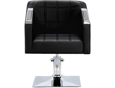 Pikos комплект черен фризьорски салон и 2 x въртящи се хидравлични фризьорски столове за фризьорски салон, подвижен умивалник с керамична чиния, смесител и душ. - 8