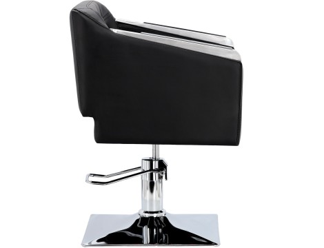 Pikos комплект черен фризьорски салон и 2 x въртящи се хидравлични фризьорски столове за фризьорски салон, подвижен умивалник с керамична чиния, смесител и душ. - 7