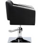 Pikos комплект черен фризьорски салон и 2 x въртящи се хидравлични фризьорски столове за фризьорски салон, подвижен умивалник с керамична чиния, смесител и душ. - 7