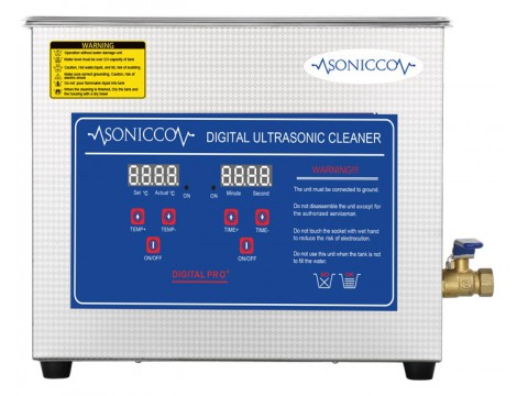 Ултразвукова вана за почистване 6,5l козметичен стерилизатор за почистване на части Sonicco ULTRA-031S - 7