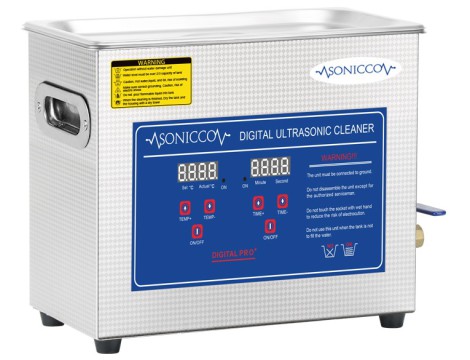 Ултразвукова вана за почистване 6,5l козметичен стерилизатор за почистване на части Sonicco ULTRA-031S