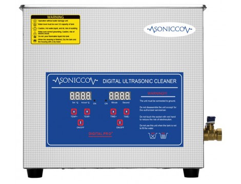 Ултразвукова вана за почистване 20l козметичен стерилизатор за почистване на части Sonicco ULTRA-070S - 7