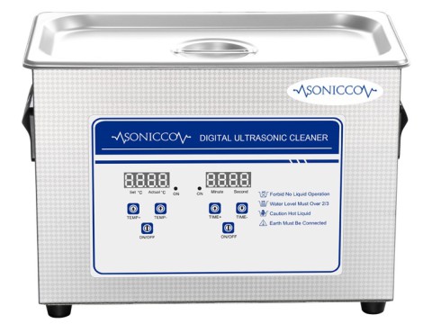 Ултразвукова вана за почистване 4,5l козметичен стерилизатор за почистване на части Sonicco ULTRA-030S-C - 6