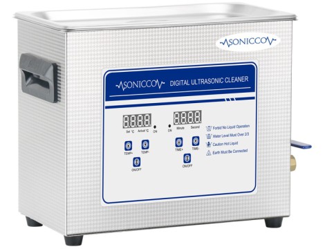 Ултразвукова вана за почистване 6,5l козметичен стерилизатор за почистване на части Sonicco ULTRA-031S-C