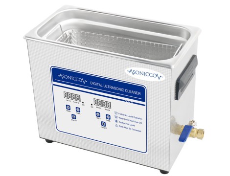 Ултразвукова вана за почистване 6,5l козметичен стерилизатор за почистване на части Sonicco ULTRA-031S-C - 5