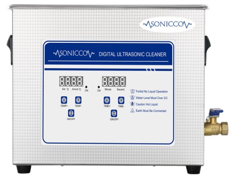 Ултразвукова вана за почистване 6,5l козметичен стерилизатор за почистване на части Sonicco ULTRA-031S-C - 6