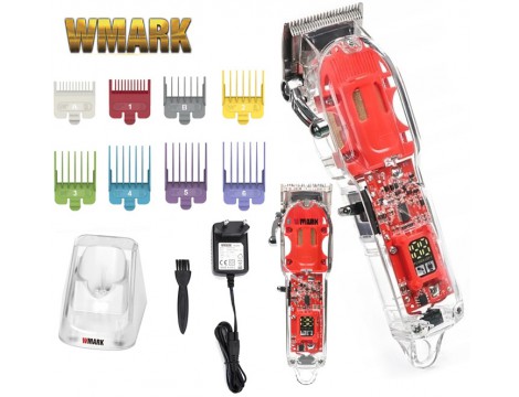WMARK бръснарска машинка NG-407 електрическа машинка за подстригване коса самобръсначка глава за брада