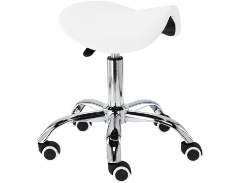 Комплект козметичен стол с табла + увеличителна лампа + табуретка - 4