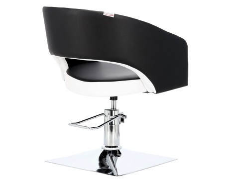 Greta White Комплект фризьорска пералня и 2 фризьорски стола хидравлична въртяща се поставка за крака за фризьорски салон пералня подвижна керамична купа фитинги батерия слушалка - 8