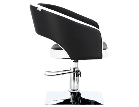 Greta White Комплект фризьорска пералня и 2 фризьорски стола хидравлична въртяща се поставка за крака за фризьорски салон пералня подвижна керамична купа фитинги батерия слушалка - 7