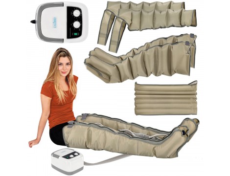 Масажор за крака с лимфен дренаж за пресотерапия 360 ° масаж 6 камери