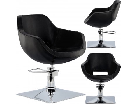 Стол за косене Laura хидравличен въртящ се за фризьорски салон фризьорско столче