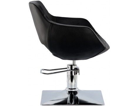 Стол за косене Laura хидравличен въртящ се за фризьорски салон фризьорско столче - 5