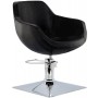Стол за косене Laura хидравличен въртящ се за фризьорски салон фризьорско столче - 2
