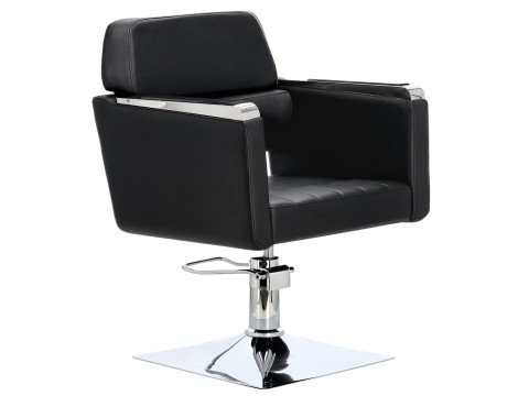Стол за косене Bella хидравличен въртящ се за фризьорски салон фризьорско столче - 2