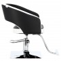 Стол за косене Greta хидравличен въртящ се за фризьорски салон Хромирана подложка фризьорско столче - 3