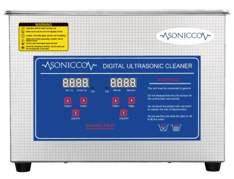 Ултразвукова вана за почистване 4,5l козметичен стерилизатор за почистване на части Sonicco ULTRA-030S - 5