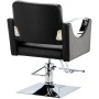 Стол за косене Luna хидравличен въртящ се за фризьорски салон Хромирана подложка фризьорско столче - 4