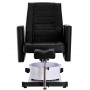 Козметична столичка за педикюр King с масажор за крака за СПА салон в черно - 4