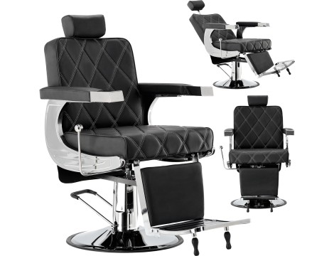 Хидравличен фризьорски стол за фризьорски салон Nilus Barberking