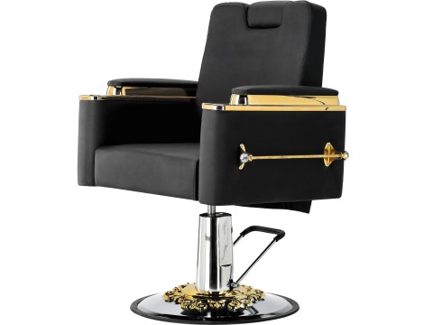 Стол за косене Midas хидравличен въртящ се за фризьорски салон фризьорско столче - 3