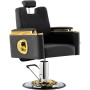 Стол за косене Midas хидравличен въртящ се за фризьорски салон фризьорско столче - 6