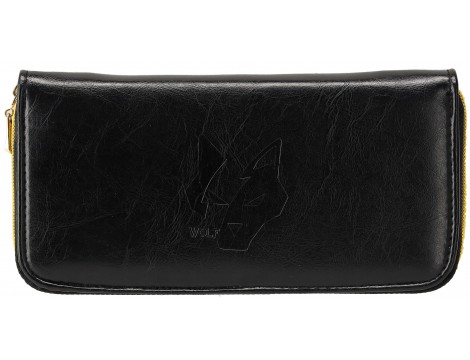 Фризьорски комплект WOLF тънки ножици и десни ножици 6' + калъф фризьорски гребени за подстригване за салон Superior line - 5