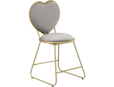 Златен стол с облегалка за чакалня - 2