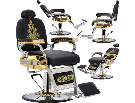 Хидравличен фризьорски стол за фризьорски салон Apollo Barberking