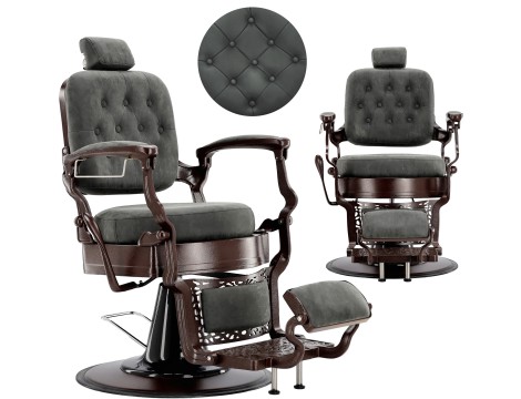 Хидравличен фризьорски стол за фризьорски салон Lesos Barberking
