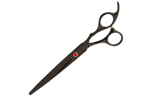 Фризьорски комплект GEPARD ножици за изтъняване 6.5 + 2xножици + дясна извита ножица за подстригване 7.0 + калъф + стоманен фризьорски гребен за подстригване за салон Superior - 4