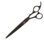 Фризьорски комплект GEPARD ножици за изтъняване 6.5 + 2xножици + дясна извита ножица за подстригване 7.0 + калъф + стоманен фризьорски гребен за подстригване за салон Superior - 4