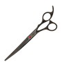 Фризьорски комплект GEPARD ножици за изтъняване 6.5 + 2xножици + дясна извита ножица за подстригване 7.0 + калъф + стоманен фризьорски гребен за подстригване за салон Superior - 5