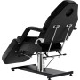 Περιστρεφόμενη υδραυλική καλλυντική καρέκλα spa μαύρη ανακλινόμενη πολυθρόνα - 4