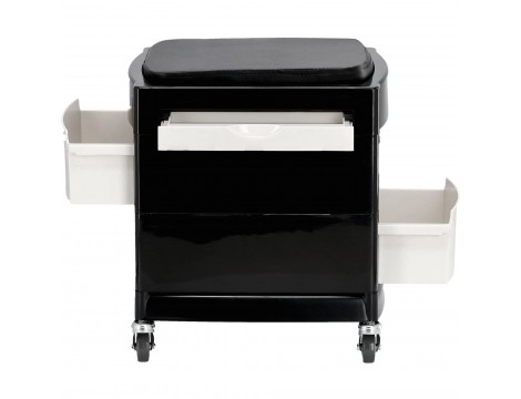 Помощен козметичен количка с колелца за боядисване X16-1 към козметичния салон шкаф с чекмеджета - 4