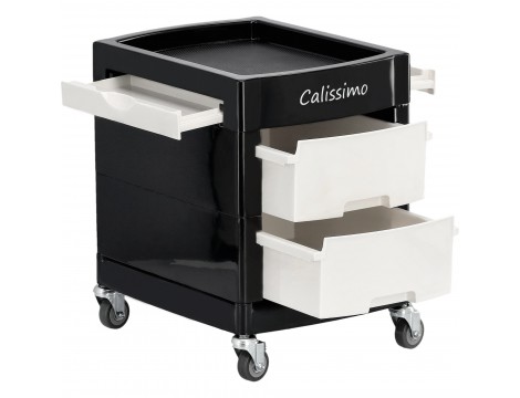 Помощен козметичен количка с колелца за боядисване X16-1 към козметичния салон шкаф с чекмеджета - 3