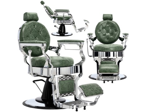 Хидравличен фризьорски стол за фризьорски салон Logan Barberking