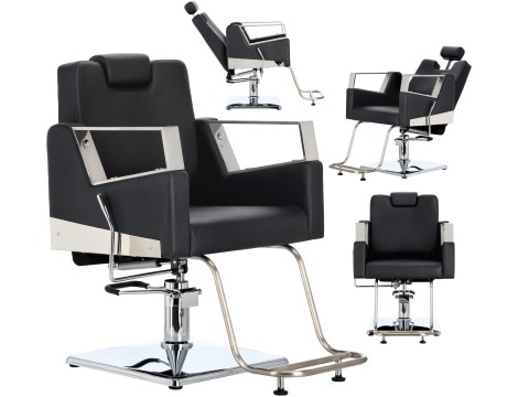 Хидравличен фризьорски стол за фризьорски салон Juno Barberking