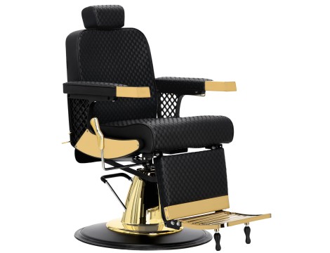 Хидравличен фризьорски стол за фризьорски салон Zeus Barberking - 2