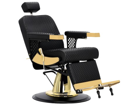 Хидравличен фризьорски стол за фризьорски салон Zeus Barberking - 3