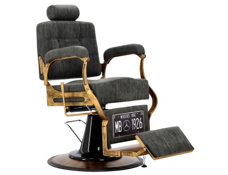 Хидравличен фризьорски стол за фризьорски салон Taurus Barberking - 2