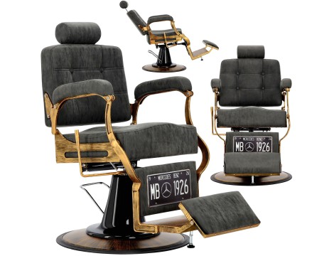 Хидравличен фризьорски стол за фризьорски салон Taurus Barberking