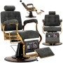 Хидравличен фризьорски стол за фризьорски салон Taurus Barberking