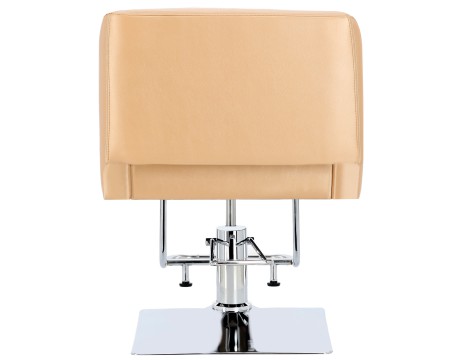 Стол за косене Pikos хидравличен въртящ се за фризьорски салон Хромирана подложка фризьорско столче - 4