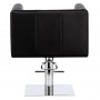 Стол за косене Dante хидравличен въртящ се за фризьорски салон Хромирана подложка фризьорско столче - 4